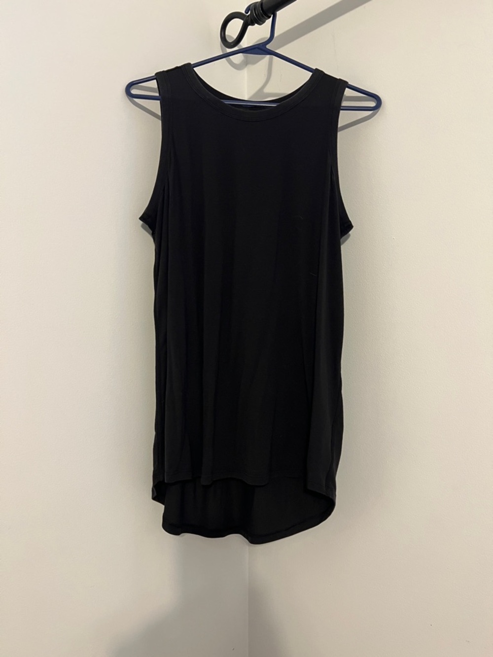 Athleta Black Sleeveless Tunic Top Sz M
